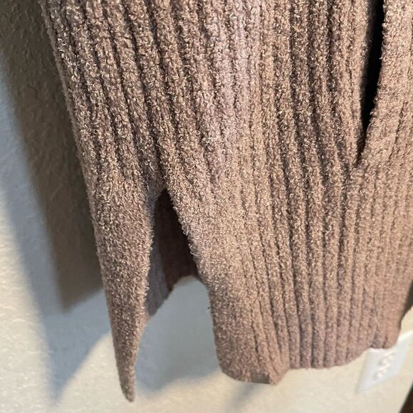 Barefoot Dreams- CozyChic Lite Montecito Cardigan, Size S/M - Picture 6 of 12